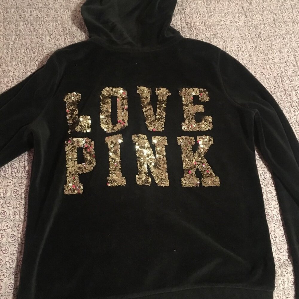 Victoria secret pink comfy zip up